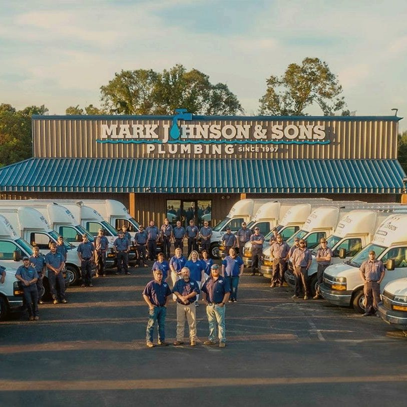 Mark Johnson & Sons Plumbing service fleet and crew